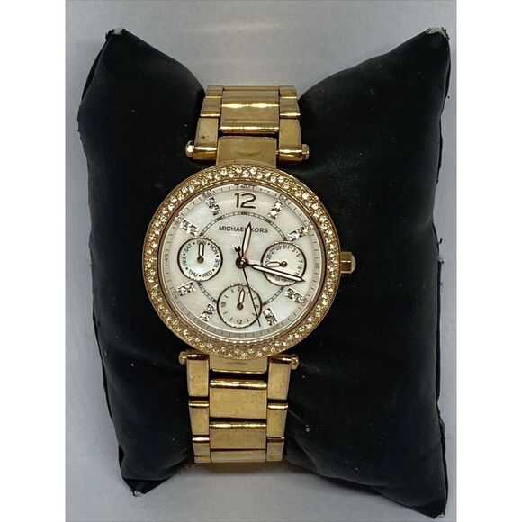 Michael Kors Parker MK5616 Womens Stainless Steel Analog Dial Quartz Watch UC509 - Picture 3 of 12